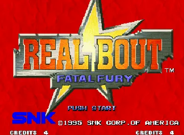 Real Bout Fatal Fury / Real Bout Garou Densetsu screen shot title